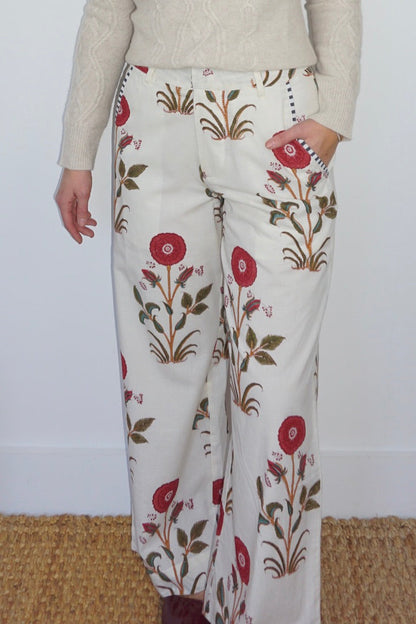 Edison Pant in RedCal