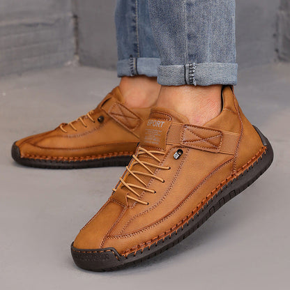 Women’s Color Matching Leather Boots
