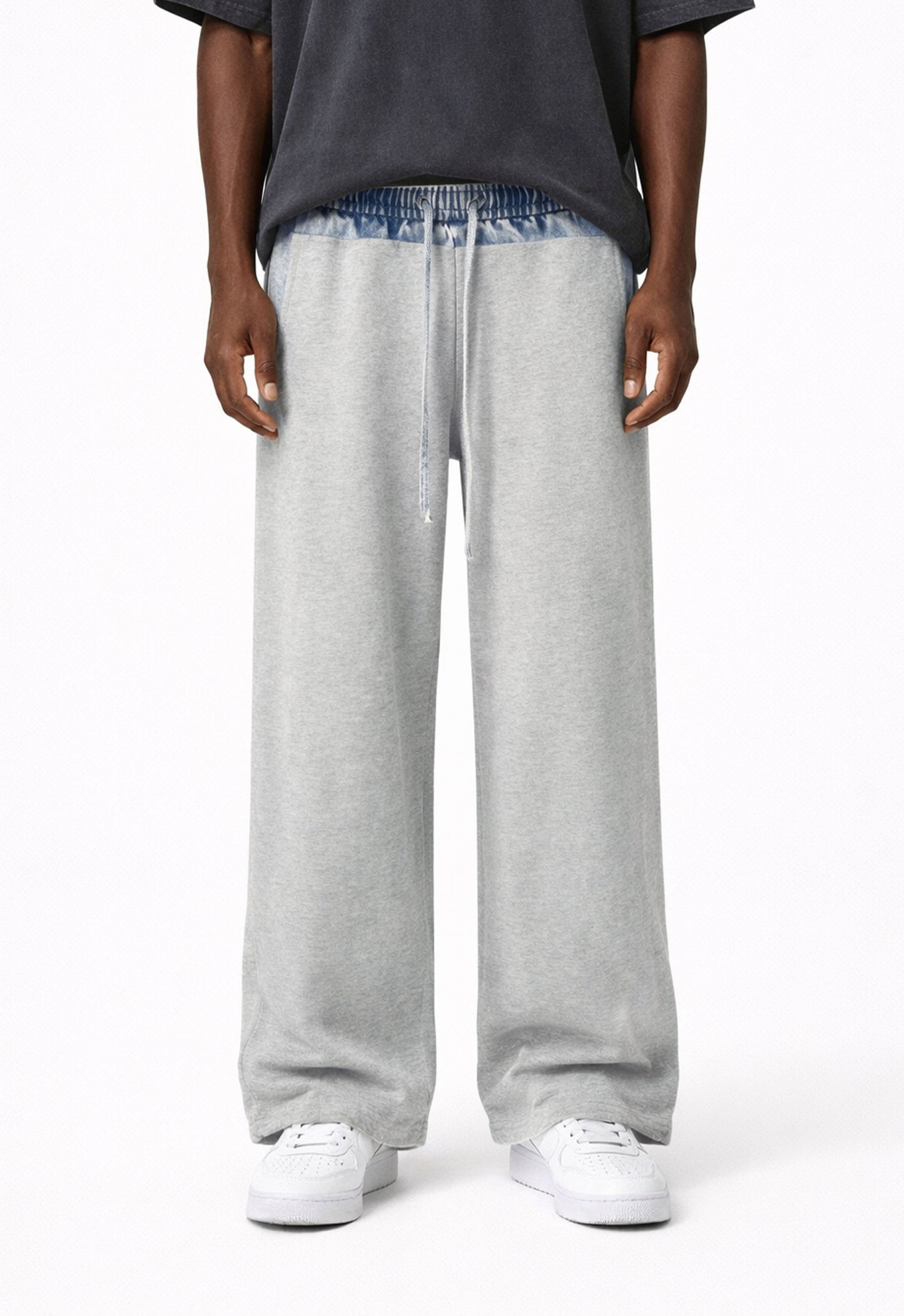 DENIM HEATHER SWEATPANTS