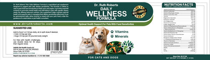 PRE-ORDER Daily Wellness Formula — Glandular-Free Multivitamin for Dogs & Cats with Beef, Pork, or Organ Sensitivities