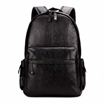 Men's Vegan Leather Backpack – Modern Work Carry