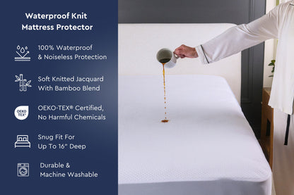 Waterproof Knit Mattress Protector