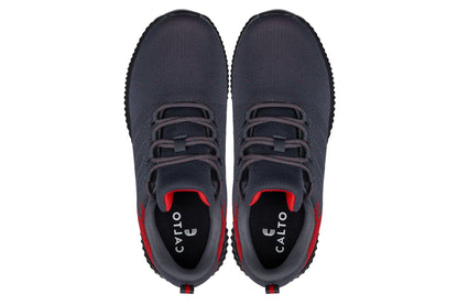 CALTO - Q218 - 2.8 Inches Taller (Grey/Red) - Ultra Lightweight