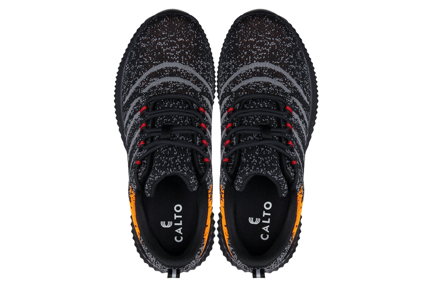 CALTO - Q219 - 2.8 Inches Taller (Neon Orange/Black/Grey) - Ultra Lightweight