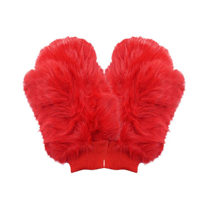 Faux Fur Mitten Gloves