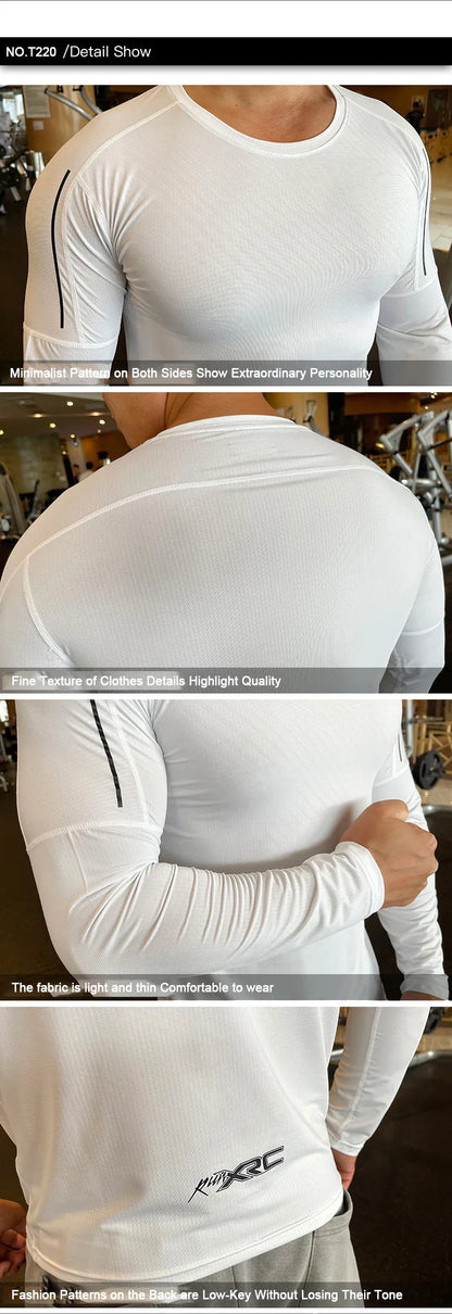 Quick Dry Men's Compression Workout Tee
