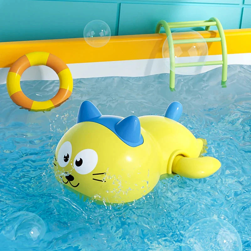 Baby Bath Toys - Swimming Clockwork Dolls & Tortoise | Fun & Safe Water Play for Kid