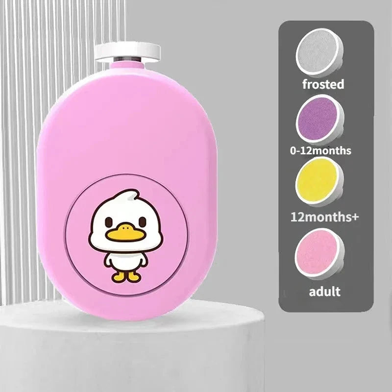 Baby Electric Nail Trimmer – Safe Nail Polisher & Manicure Set for Newborns