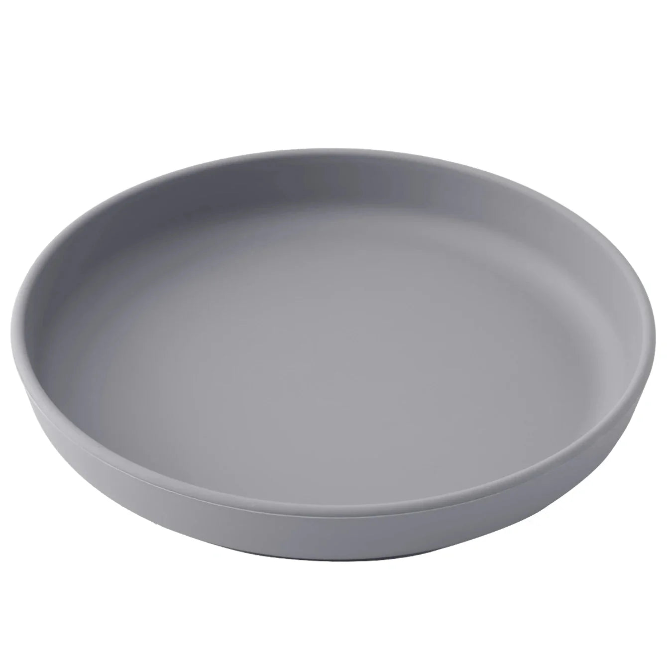 Color Kids Food Grade Silicone Baby Plate Anti-Slip Sucker Bowl