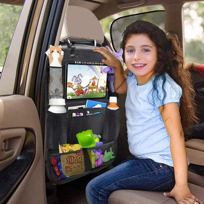 Car Seat Organizer with Tablet Holder – Backseat Storage Bag