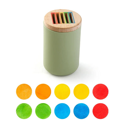 Montessori Silicone Color Matching Bucket Toy