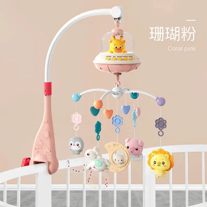 Musical Baby Crib Mobile - Lights, Music & Projection | Remote Control Crib Toy for Newborns
