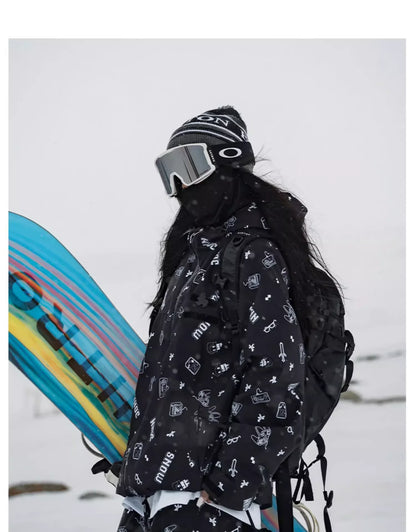 JOHN SNOW Ski Suit Set Windproof Waterproof Warm Women's Skiing Pants