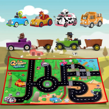 La Granja De Zenon Bartolito Pull Back Car Toy for Kids 1-3 Years