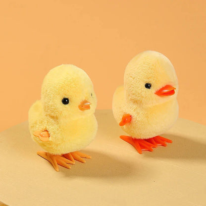 Jumping Chicken Duck Toy, Simulation Plush Jumping Duck Interactive Toy, Small Animal, Birthday Gift