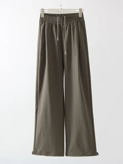 ChicEase High Waist Wide Leg Joggers