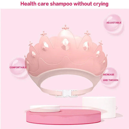 Adjustable Kids Shampoo Cap – Baby Bath Visor with Ear Protection