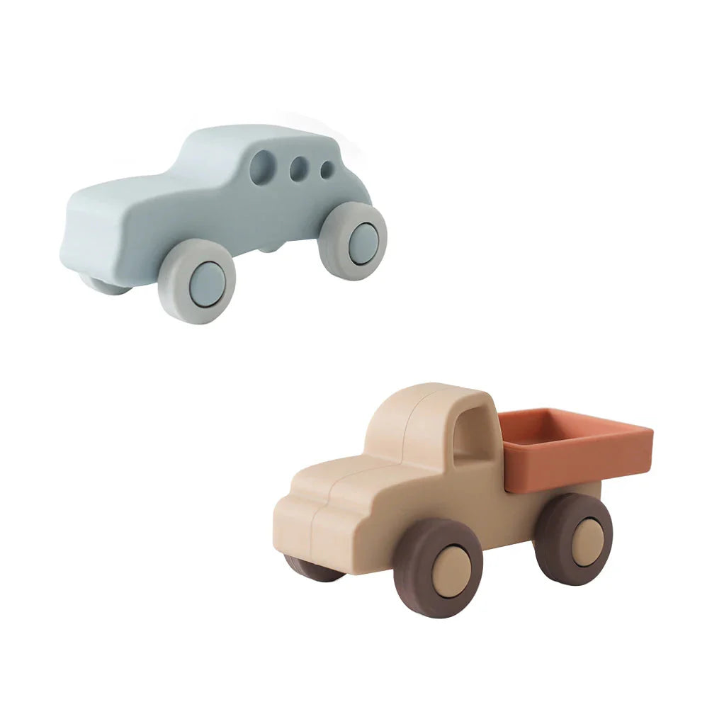 Baby Silicone Car Teether Toy Montessori Educational 0-12 Months