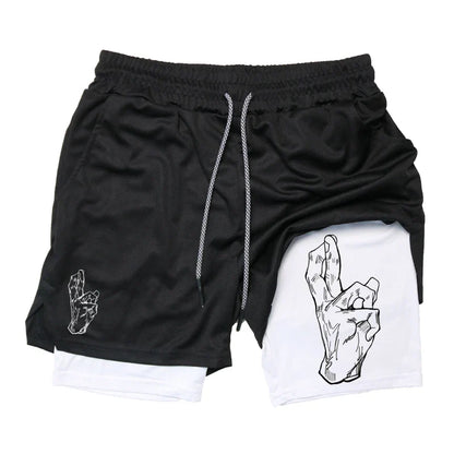 FlexiFit 2-in-1 Performance Running Shorts