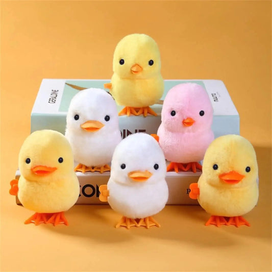 Jumping Chicken Duck Toy, Simulation Plush Jumping Duck Interactive Toy, Small Animal, Birthday Gift