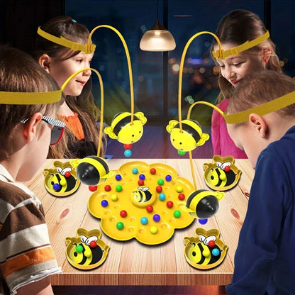Little Bumblebee Fishing Puzzle Board Game - Interactive Educational Toy for Kids & Family Fun