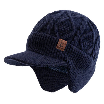Unisex Winter Hat – Plush Fur-Lined Earflap Beanie