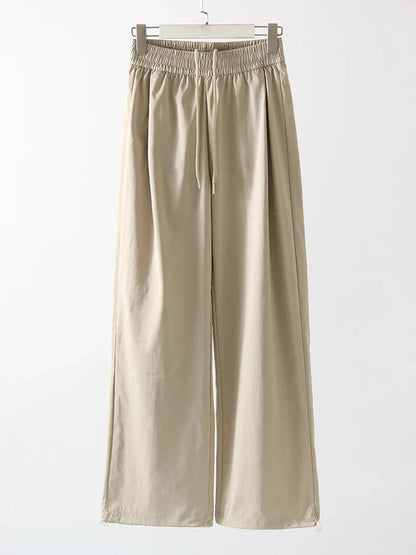 ChicEase High Waist Wide Leg Joggers