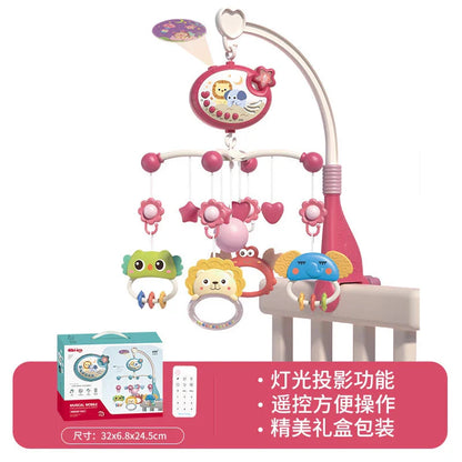 Musical Baby Crib Mobile - Lights, Music & Projection | Remote Control Crib Toy for Newborns