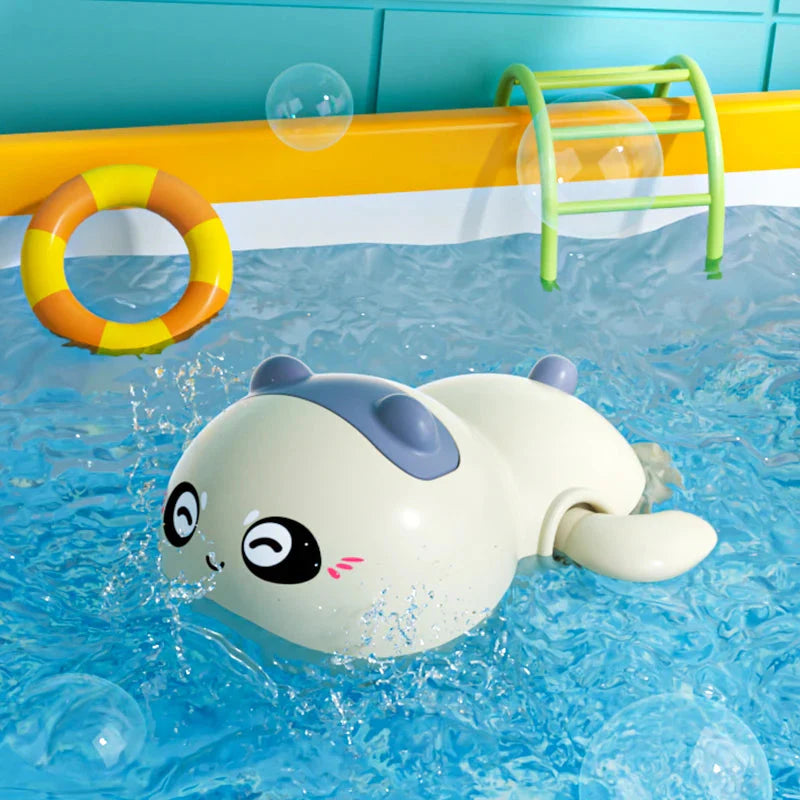 Baby Bath Toys - Swimming Clockwork Dolls & Tortoise | Fun & Safe Water Play for Kid
