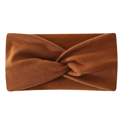 Large Baby Headband for Girls Soft Twisted Knotted Hair Turban