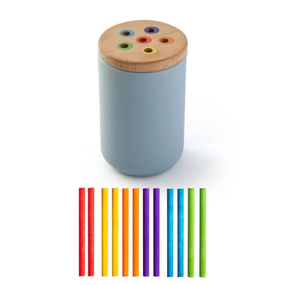 Montessori Silicone Color Matching Bucket Toy