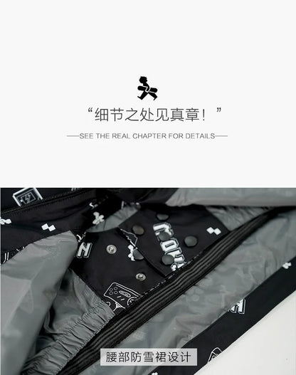 JOHN SNOW Ski Suit Set Windproof Waterproof Warm Women's Skiing Pants