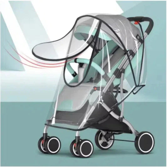 Universal Waterproof Rain Cover for Prams Transparent Dust Cover