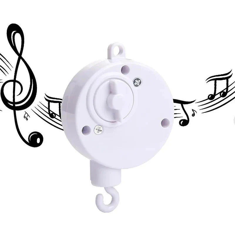 Wooden Baby Rattle Crib Mobile Holder for Newborns
