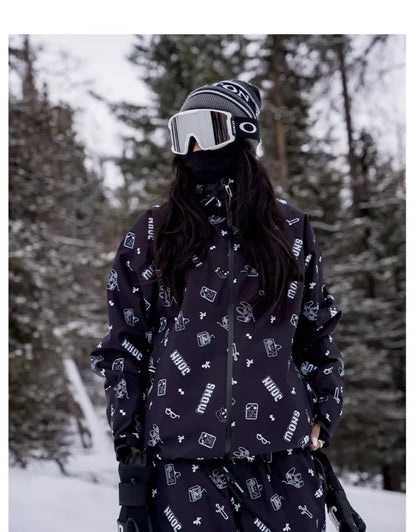 JOHN SNOW Ski Suit Set Windproof Waterproof Warm Women's Skiing Pants