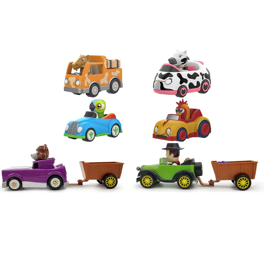 La Granja De Zenon Bartolito Pull Back Car Toy for Kids 1-3 Years