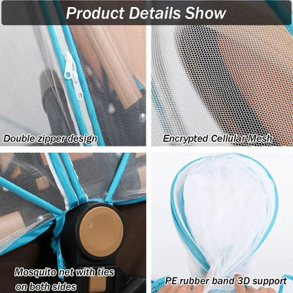 Mosquito Net Full Cover for Baby Car Seat Stroller Cradle Mesh