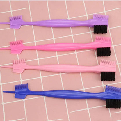 3-in-1 Baby Hair Edge Brush Comb for Hair Care and Salon Styling