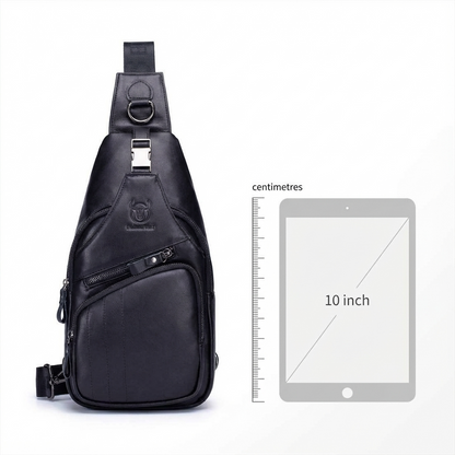 Men's Genuine Leather Sling Bag – Refined Daily Carry