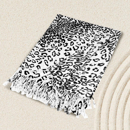 Leopard Print Pashmina Scarf Shawl