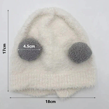 Cute Winter Kids Hats for Girls & Boys Soft Wool Fleece Ear Protection