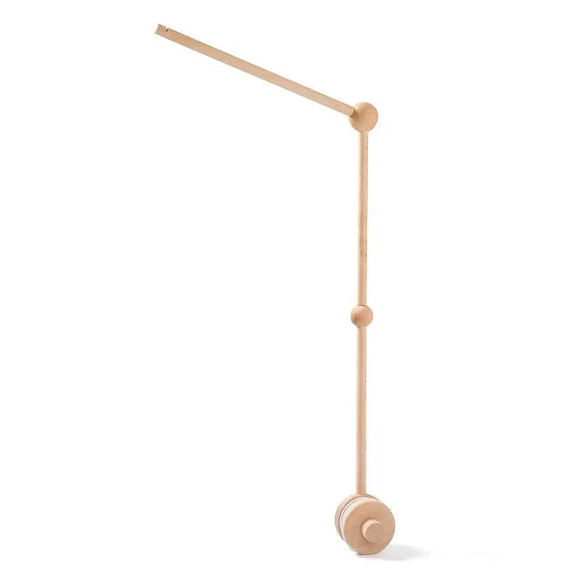 Wooden Baby Crib Mobile with Music Box Bell