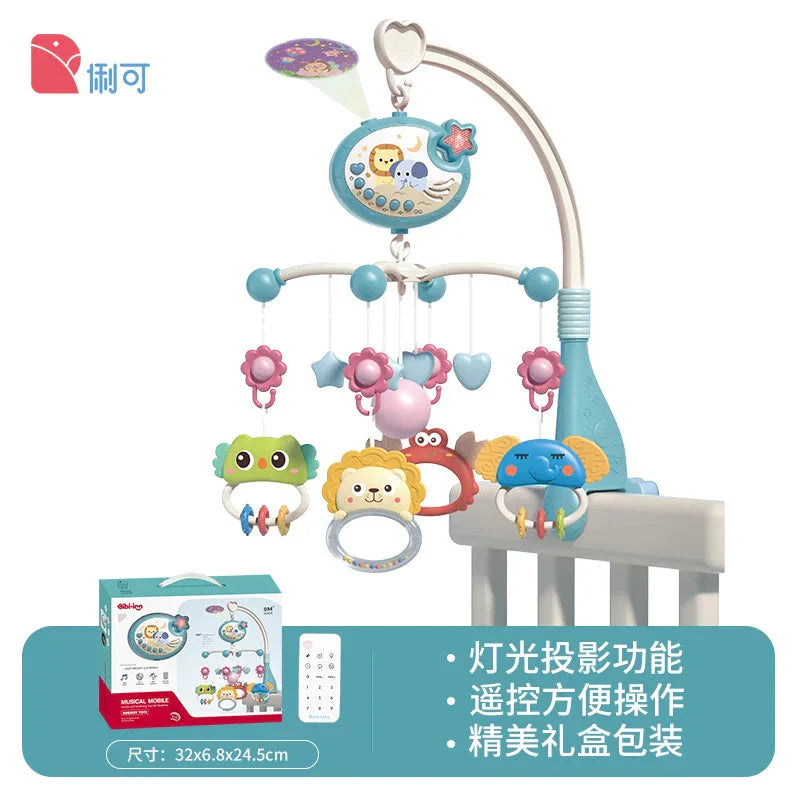 Musical Baby Crib Mobile - Lights, Music & Projection | Remote Control Crib Toy for Newborns