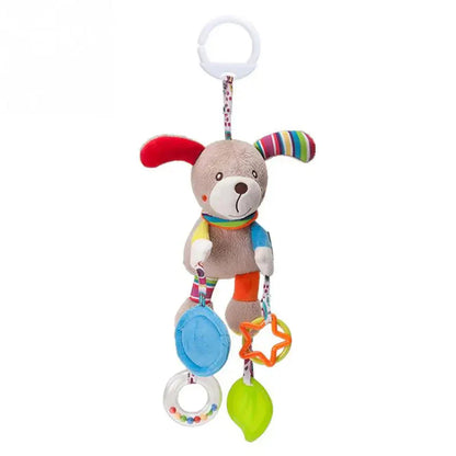 Newborn Baby Plush Stroller Toys Hanging Rattle