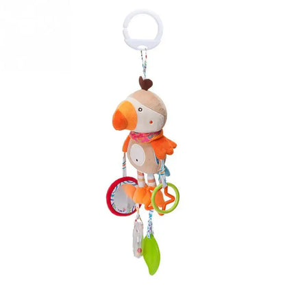 Newborn Baby Plush Stroller Toys Hanging Rattle