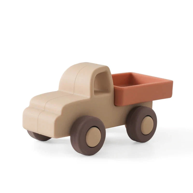 Montessori Silicone Baby Car Teether Educational Toy