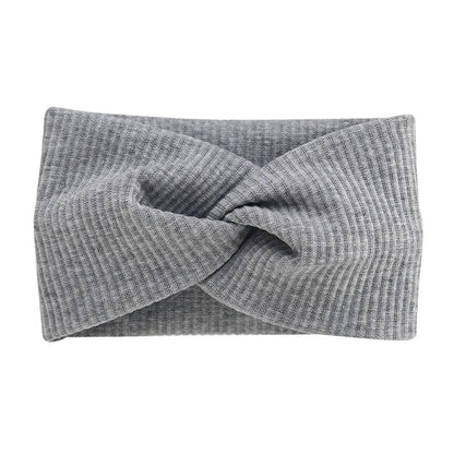 Large Baby Headband for Girls Soft Twisted Knotted Hair Turban