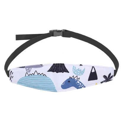 Infant Carseat Head Support Pillow with Adjustable Straps for Babies