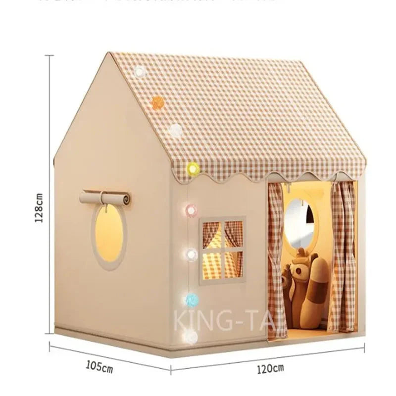 Kids Princess Castle Play Tent Indoor Folding House