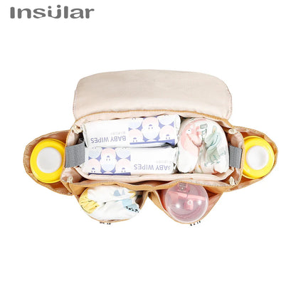 Universal Baby Stroller Organizer Bottle Holder Multipurpose Caddy
